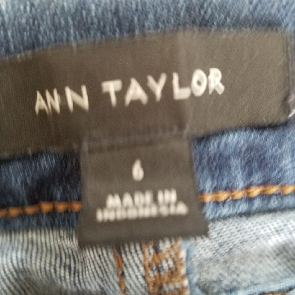 Ann Taylor women's skinny jeans size 6 - Picture 3 of 5